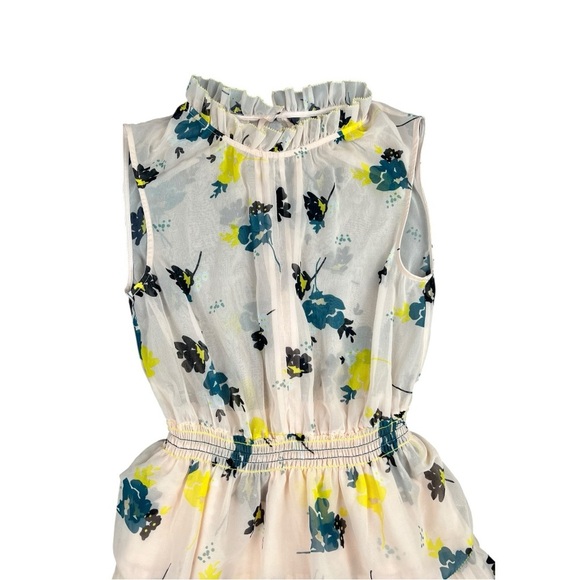 Self-Portrait Women's Floral Print Knee-Length Dress In Size M - Picture 4 of 11